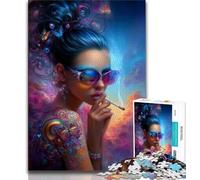 Adult Jigsaw Puzzles 1000 Punk Girl Puzzles for Adults,learning Educational for Is Ideal As A Gift for The Whole Family (size 38x26cm)