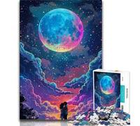 Adult Jigsaw Puzzles 1000 Rainbow Universe 1000 Pieces for Adults,Family Activity Fun at Home Activities, Birthday Present,Travel Gifts 38x26cm