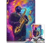 Adult Jigsaw Puzzles 1000 Saxophone Performance 1000 Pieces for Teenagers,Toys Educational Games Stress Relieving Unique Birthday And Gifts (size 38x26cm)