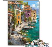 Adult Jigsaw Puzzles 1000 Seaside Cliff, Suitable for Ages 14 And Up Home Decor Deal As Gifts for The Whole Family (Size 26x38cm)