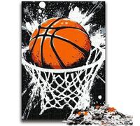 Adult Jigsaw Puzzles 1000 Shooting Basketball 1000 Pieces for Adults,Family Activity Fun at Home Activities, Birthday Present,Travel Gifts (38x26cm)