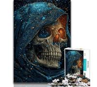 Adult Jigsaw Puzzles 1000 Skeleton,Help The Brain Exercise Addictive Toys to Cultivate Patience Perfect Decoration (75x50cm)