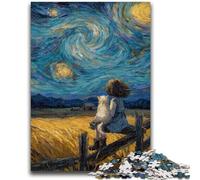 Adult Jigsaw Puzzles 1000 Starry Sky Adult Jigsaw,Challenging Game Toys Wall Decoration Unique Birthday And Xmas Gifts (50x75cm)