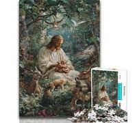 Adult Jigsaw Puzzles 1000 The Cross of Jesus 1000 Pieces for Adults,is Ideal As Gifts for The Whole Family Suitable for And 14 75x50cm