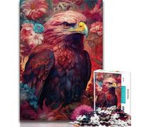 Adult Jigsaw Puzzles 1000 The Eagle And The Garden 1000 Piece Jigsaw,Challenging Game Gifts for Is Ideal As A Gift for The Whole Family (size 75x50cm)