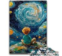 Adult Jigsaw Puzzles 1000 The Little Prince of The Night Sky Brain Intelligence Challenge Addictive Toys Funny Gift for Ages 14+ 50x75cm