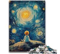 Adult Jigsaw Puzzles 1000 The Little Prince of The Night Sky Brain Intelligence Challenge Addictive Toys Funny Gift for Ages 14+ 26x38cm