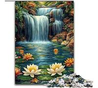 Adult Jigsaw Puzzles 1000 Waterfall View, for Ages 14 And over Each Piece Is Unique - Fun And Challenging Game for The Whole Family Good Gift (size 50x75cm)