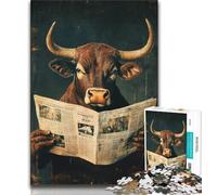Adult Jigsaw Puzzles 1000 Yak 1000 Piece Puzzle,Vibrant And Unique Design Relaxing & Challenging Puzzle Experience (size 75x50cm)