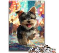 Adult Jigsaw Puzzles 1000 Yorkshire Terrier Baby 1000 Pieces for Adults,is Ideal As Gifts for The Whole Family Suitable for And 14 (38x26cm)