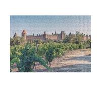 Adult Jigsaw Puzzles 1000pcs(38x26cm) Carcassonne Puzzle for Adults Brain Teaser Game Analysis And Logic Educational Challenge 1000pcs(38x26cm)