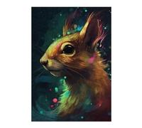 Adult Jigsaw Puzzles 1000pcs(38x26cm) Squirrel Mythical Land Puzzle for Adults Brain Teaser Game Analysis And Logic Educational Challenge 1000pcs(38x26cm)
