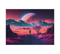 Adult Jigsaw Puzzles 1000pcs(52x38cm) Journey Beyond The Stars Puzzle for Adults Brain Teaser Game Analysis And Logic Educational Challenge 1000pcs(52x38cm)