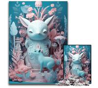 Adult Jigsaw Puzzles 1000Pieces Mysterious Creature Puzzles for Adults Perfect Home Or Office Decor Ideal 1000 PCS(75x50cm)