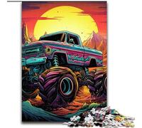 Adult Jigsaw Puzzles 1000Pieces Psychedelic Truck Adult Jigsaw Puzzles 1000Pieces Family Activity Game for Teenagers, Challenging Brain Teaser (Size 50x75 cm)
