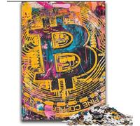 Adult Jigsaw Puzzles 2000 Bitcoin Graffiti Brain Intelligence Challenge Addictive Toys Funny Gift for Ages 14+ 70x100cm