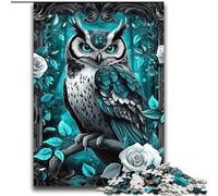 Adult Jigsaw Puzzles 2000 Dark Owl Challenging Family Activity Games DIY Toy for Home Wall Decor Gifts 70x100cm