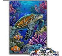 Adult Jigsaw Puzzles 2000 Ocean Turtle Brain Intelligence Challenge Addictive Toys Funny Gift for Ages 14+ 70x100cm