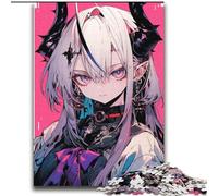 Adult Jigsaw Puzzles 2000 Pieces Anime Demon Girl Help The Brain Exercise Addictive Toys to Cultivate Patience Perfect Decoration 70x100cm