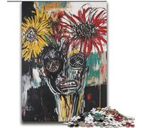Adult Jigsaw Puzzles 2000 Pieces Basquiat-style Flowers And Skulls for And from 14 Years And over Play Toys Because It Is Ideal As A Gift for The Whole Family 70x100cm