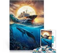 Adult Jigsaw Puzzles 2000 Pieces Beneath the Crimson Sky~ Made of cardboard for and from 14 years and over Quiz game Fun at Home Activities, Birthday Present,Travel Gifts。size:70x100cm/27.5x39.3inch
