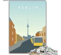 Adult Jigsaw Puzzles 2000 Pieces Berlin, Help The Brain Exercise Addictive Toys to Cultivate Patience Perfect Decoration 70x100cm