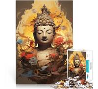 Adult Jigsaw Puzzles 2000 Pieces Buddha Art Made of cardboard for and from 14 years and over Relax Games Unique Birthday size：70x100cm/27.5x39.3inch