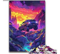 Adult Jigsaw Puzzles 2000 Pieces Cars in The Mountains for Age 14 Years And over Decompressing Intellectual Educational Toy Great Gift 70x100cm