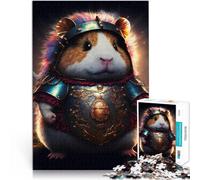 Adult Jigsaw Puzzles 2000 Pieces Cute Guinea Pig Warrior Made of cardboard for and from 14 years and over Each piece is unique - Fun and challenging game for the whole ideas。size：70x100cm