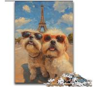Adult Jigsaw Puzzles 2000 Pieces Dog Taking Selfie for Age 14 Years And over Decompressing Intellectual Educational Toy Great Gift 70x100cm