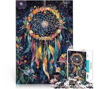 Adult Jigsaw Puzzles 2000 Pieces Dreamcatcher of the Cosmos Art Schwierig Schwer mit passendem Poster und Quizblatt70x100cm
