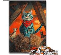 Adult Jigsaw Puzzles 2000 Pieces Farm Cat for Age 14 Years And over Decompressing Intellectual Educational Toy Great Gift 70x100cm