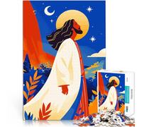 Adult Jigsaw Puzzles 2000 Pieces Inspiring Jesus Christ Illustration Minimalist Art Spielspielzeug Kunstwerk Geschenk70x100cm