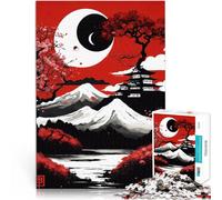 Adult Jigsaw Puzzles 2000 Pieces Japan moon landscape Pädagogisches Familienspiel Geburtstagsgeschenk, Geschenke70x100cm