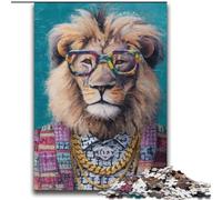 Adult Jigsaw Puzzles 2000 Pieces Lion Help The Brain Exercise Addictive Toys to Cultivate Patience Perfect Decoration 70x100cm