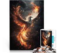 Adult Jigsaw Puzzles 2000 Pieces Phoenix in Flames Brain Teaser 70x100cm Enhance love between couples for and 14 Years old