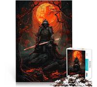 Adult Jigsaw Puzzles 2000 Pieces Red Sun Samurai Lernspiel-Herausforderungsspielzeug Geschenk zum Geburtstag70x100cm