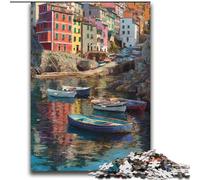 Adult Jigsaw Puzzles 2000 Pieces Seaside City View for And from 14 Years And over Play Toys Because It Is Ideal As A Gift for The Whole Family 70x100cm