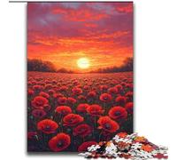 Adult Jigsaw Puzzles 2000 Pieces Sunflowers in The Sunset Stress Reliever Staycation Kill Time Perfect Decoration for Age 14+ 70x100cm