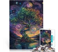 Adult Jigsaw Puzzles 2000 Pieces Tree under the planet Handgeschwindigkeitswettbewerb tolles Geschenk70x100cm