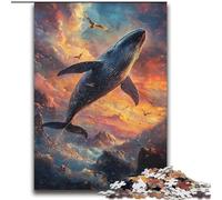 Adult Jigsaw Puzzles 2000 Pieces Whales at Sunset for And from 14 Years And over Play Toys Because It Is Ideal As A Gift for The Whole Family 70x100cm
