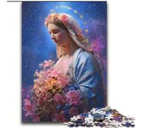 Adult Jigsaw Puzzles 2000 Portrait of Mary The Mother Challenging To Complete But Fun And Humorous Unique Birthday And Gifts 70x100cm