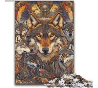 Adult Jigsaw Puzzles 2000 Wolf Totem Brain Intelligence Challenge Addictive Toys Funny Gift for Ages 14+ 70x100cm
