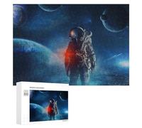 Adult Jigsaw Puzzles 300 PCS Astronaut Floating in Space-2 Puzzles for Adults Hands-on Game Enhance Memory Gifts for Friends And Family 300 PCS