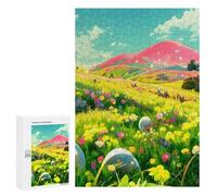 Adult Jigsaw Puzzles 300 PCS Colorful Fantasy Landscape -2 Puzzle for Adults Brain Teaser Game Wall Decoration Birthday Present, Gifts, 300 PCS