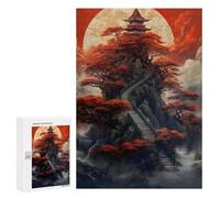 Adult Jigsaw Puzzles 300 PCS Fantasy Moonlight Japan 08 Jigsaw for Adults Relaxing Games Birthday Present Great Gift for Gaming 300 PCS