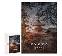 Adult Jigsaw Puzzles 300 PCS Kyoto Kiomizu Dera Teenagers Puzzles Toy Wall Decor Pattern Assembly Gifts for Friends And Family 300 PCS
