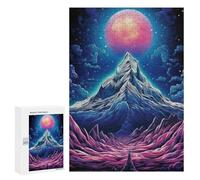 Adult Jigsaw Puzzles 300 PCS Magical Cosmic Landscape Jigsaw for Adults Relax Games Presents for Women Birthday Present, Gifts, 300 PCS