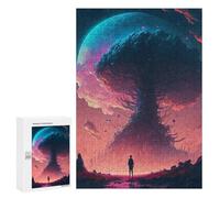 Adult Jigsaw Puzzles 300 PCS Mystical Cosmic Gateway -1 Jigsaw for Adults Relax Games Presents for Women Birthday Present, Gifts, 300 PCS