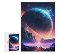 Adult Jigsaw Puzzles 300 PCS Planetary Plateau Jigsaw for Adults Relaxing Games Birthday Present Great Gift for Gaming 300 PCS